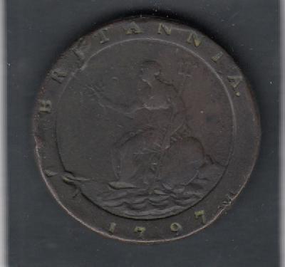 Beschrijving: 2 Pence GEORGIUS III  